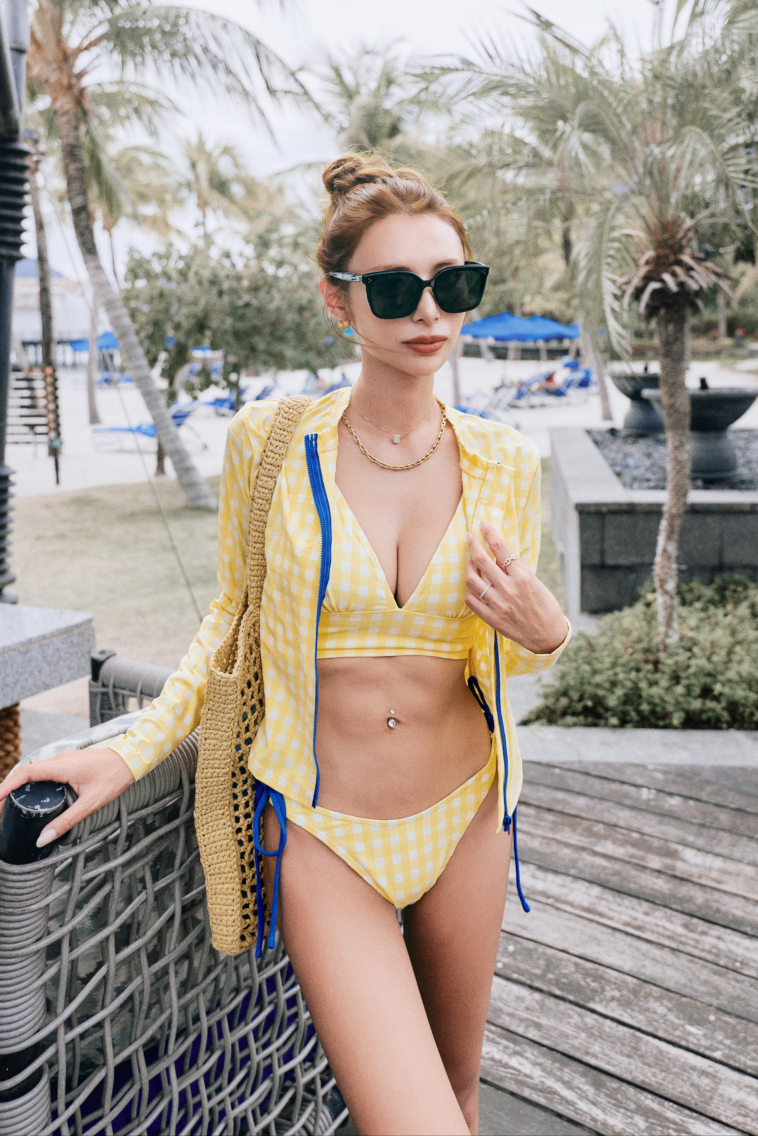 ギンガムラッシュセット