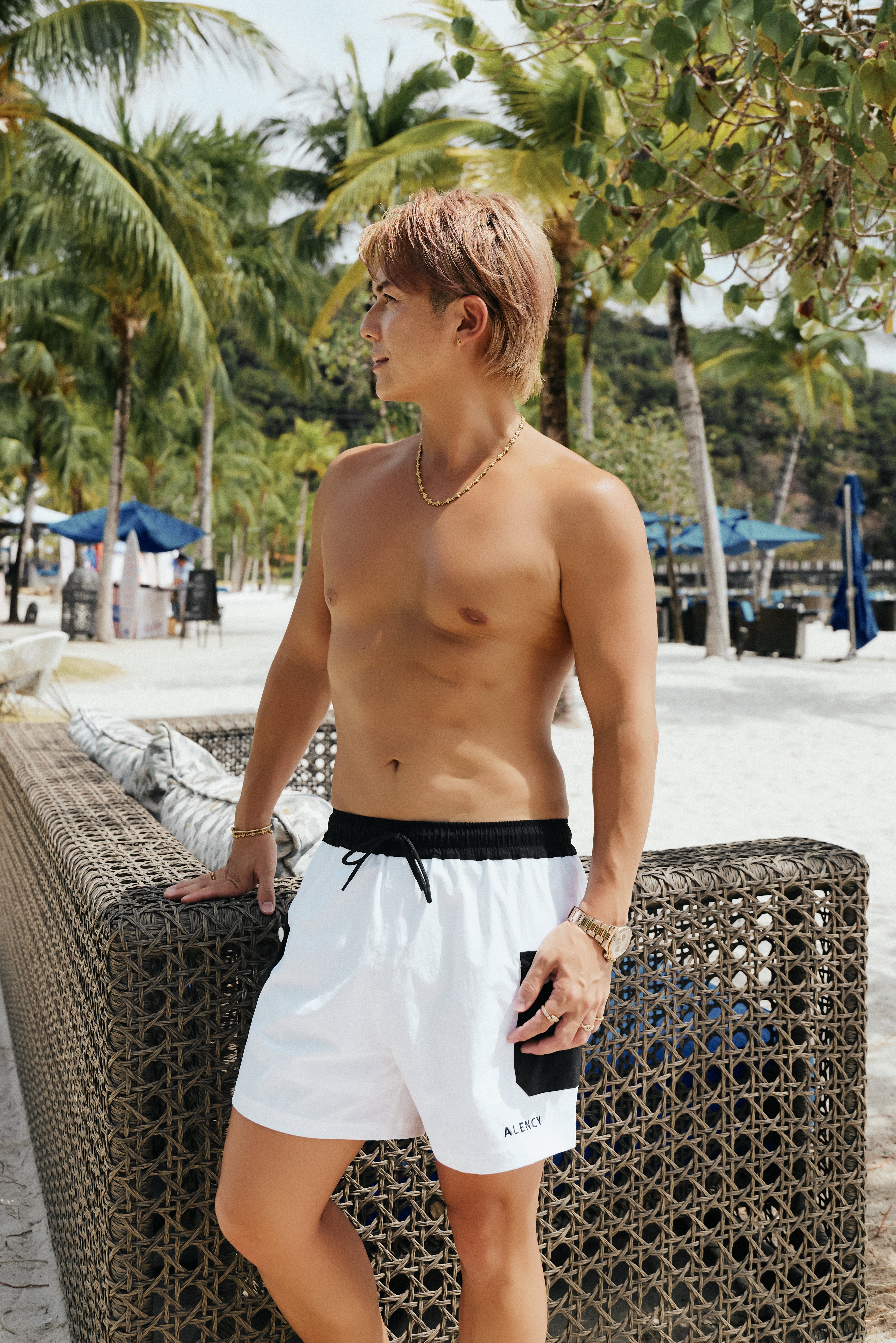 カーゴポケットバイカラー