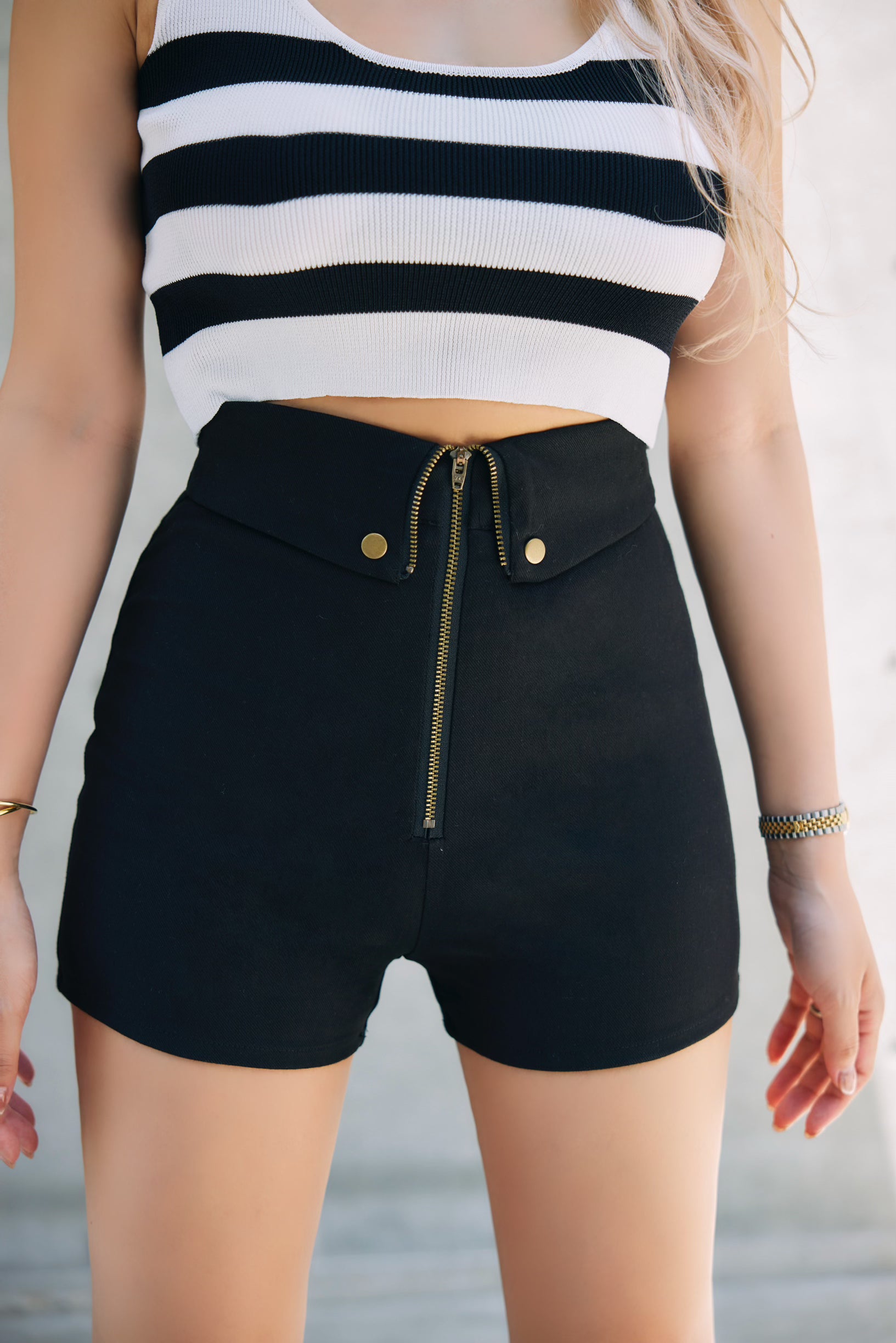 celana slim zipper kab