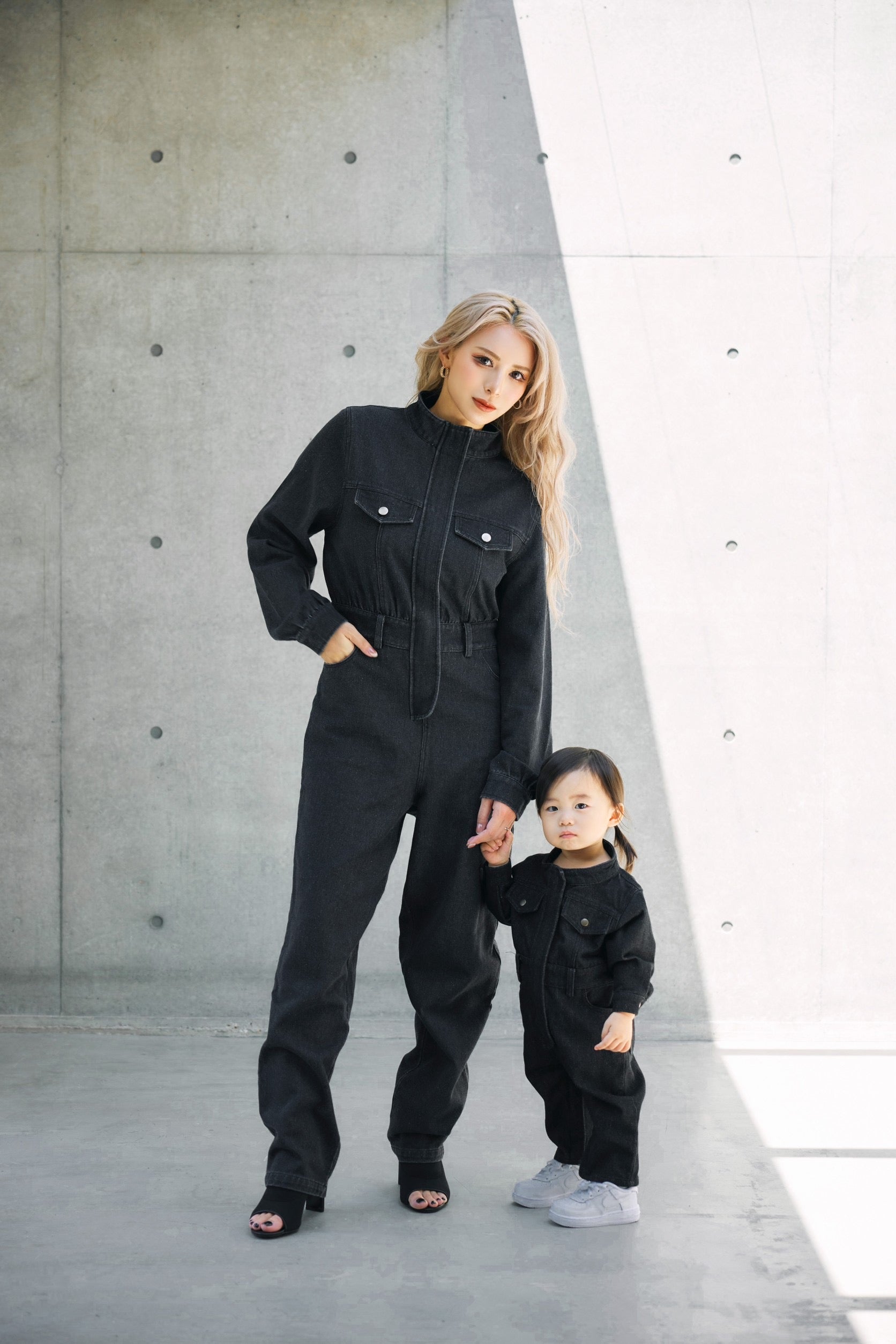 KIDS denim all-in-one