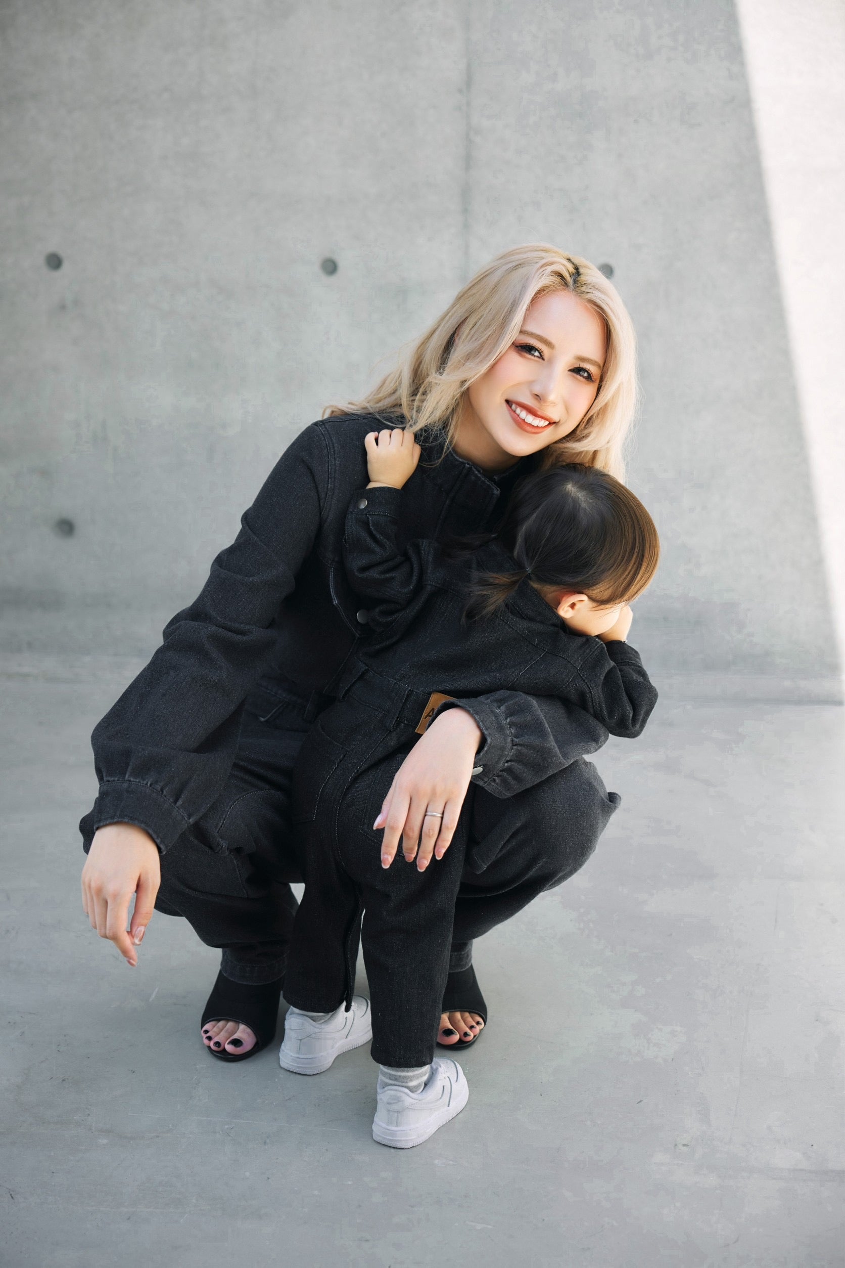 KIDS denim all-in-one