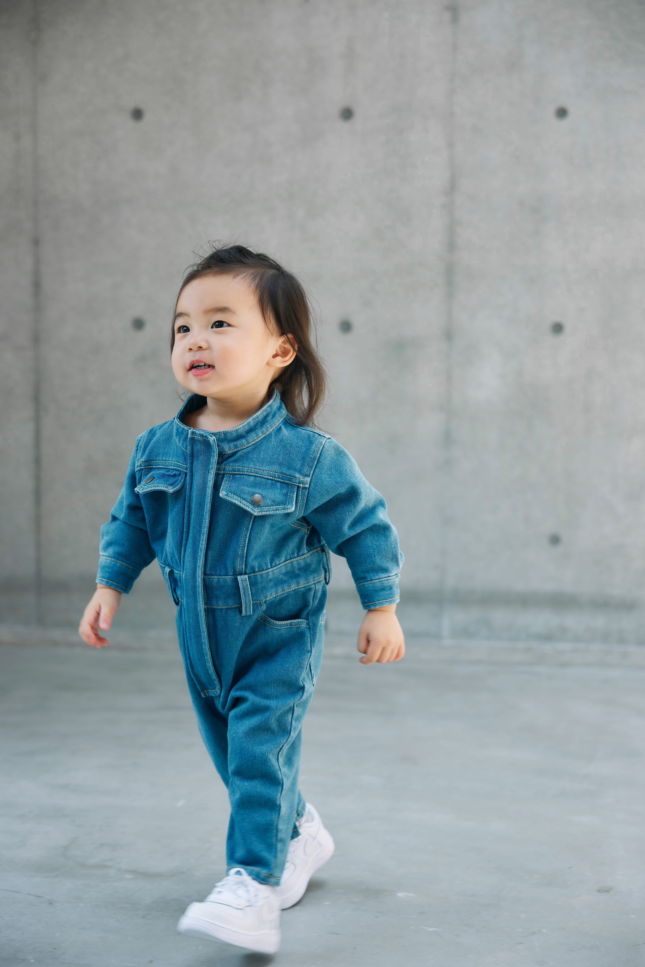 KIDS denim all-in-one