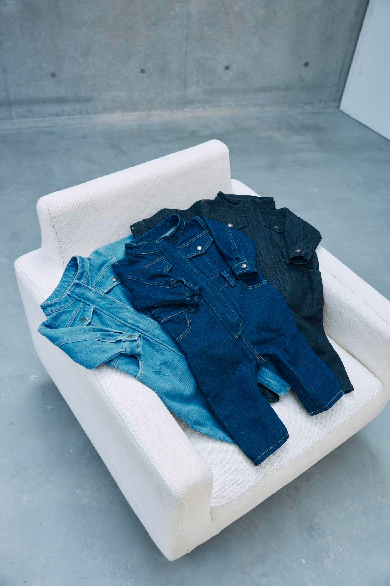 KIDS denim all-in-one