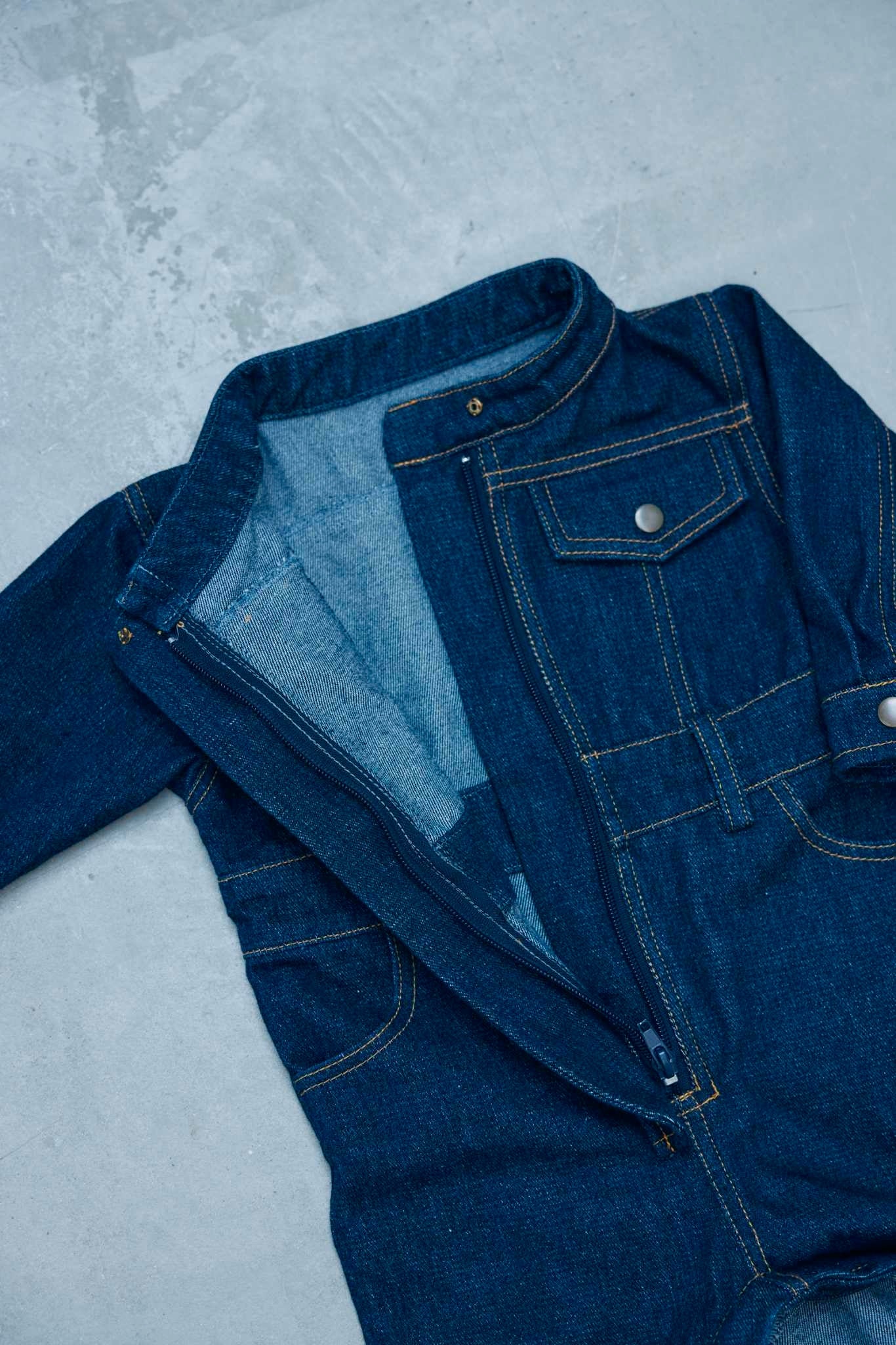 KIDS denim all-in-one