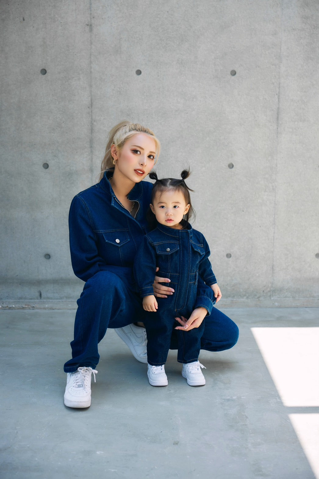 KIDS denim all-in-one