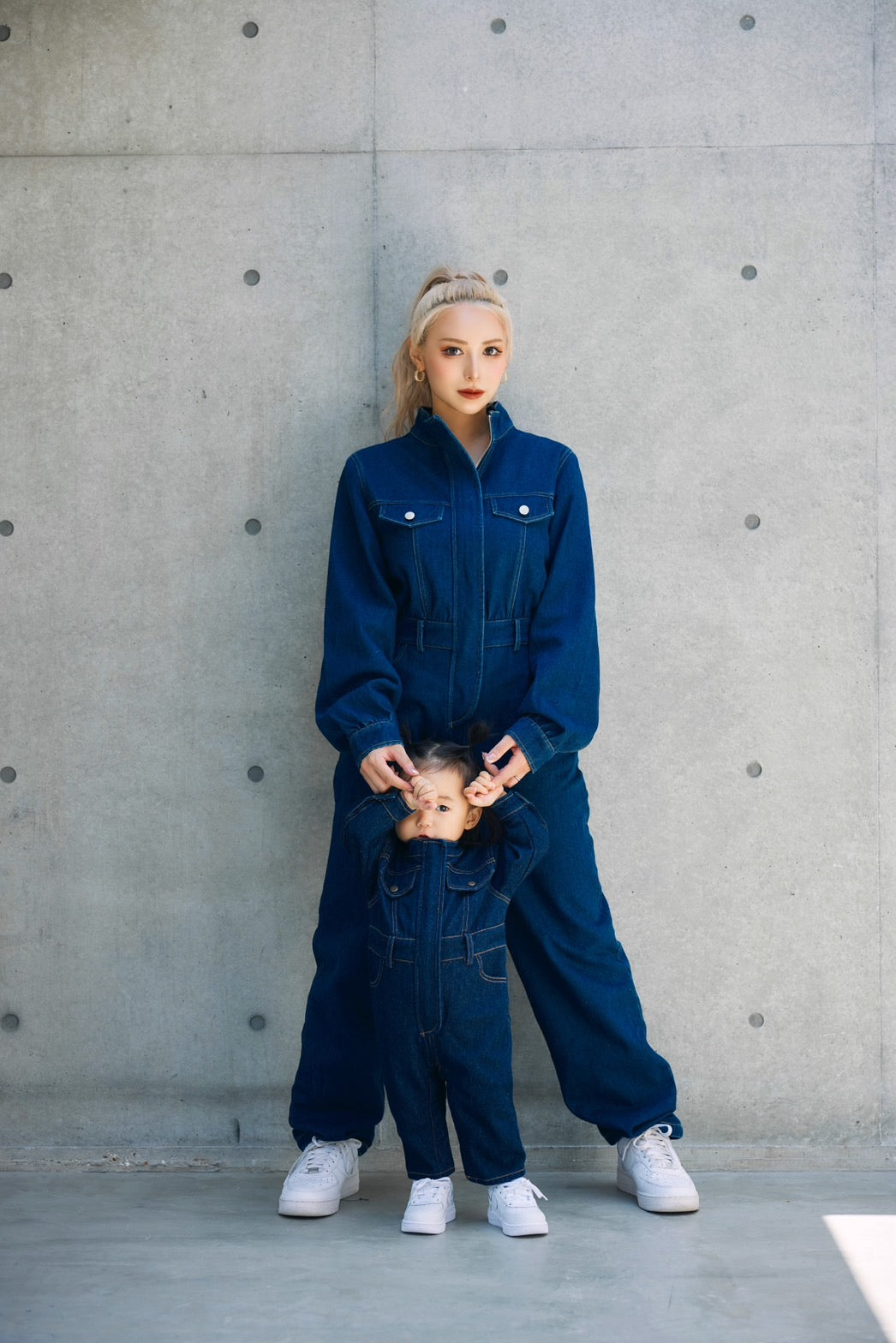 KIDS denim all-in-one