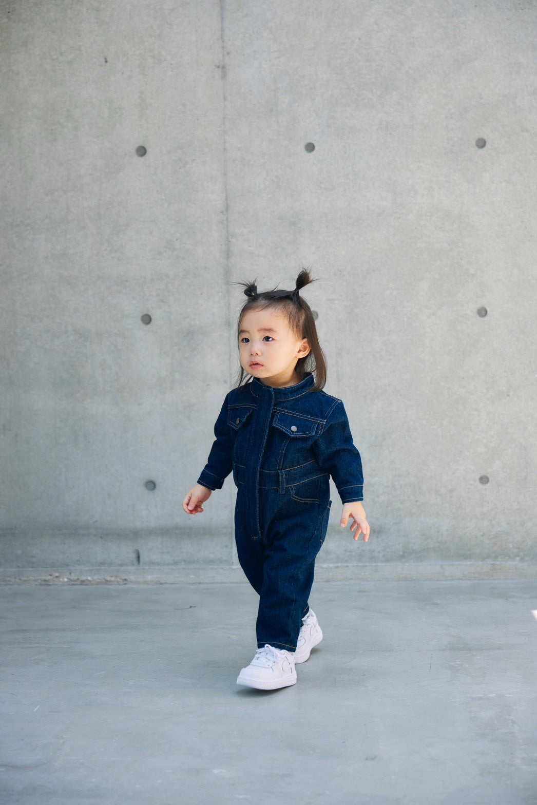 KIDS denim all-in-one